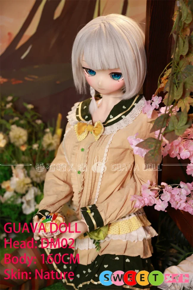 Guavadoll DM02 白髪 等身大 ビニール ラブドール 球体関節 アニメ人形 160cm Cカップ