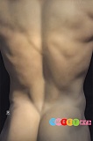 Realing 朗烨 82cm ミニリアルドール トルソー 筋肉 シリコンヘッド＋TPEボディ 男性ラブドール
