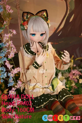 Guavadoll DM02 白髪 等身大 ビニール ラブドール 球体関節 アニメ人形 160cm Cカップ
