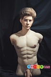 Realing 朗烨 82cm ミニリアルドール トルソー 筋肉 シリコンヘッド＋TPEボディ 男性ラブドール
