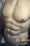 Realing 朗烨 82cm ミニリアルドール トルソー 筋肉 シリコンヘッド＋TPEボディ 男性ラブドール