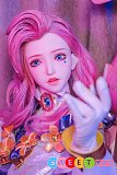 魔族人形 MOZU DOLL 芬妮 ピンク髪 艶麗 美人 コスプレ ラブドール 163cm Hカップ 爆乳ドール TPE製
