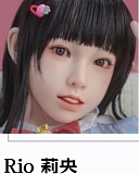 My Loli Waifu 阿离 ヘッド単体のみ 掲載画像は硬めシリコン せっくす 人形 M16ボルト採用