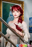 LACEDOLL 夏沫 派手な見た目ダッチワイフ 168cm Dカップ普乳 赤髪 ドール フルシリコン製