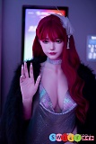 LACEDOLL 夏沫 168cm看板娘 リアルドール Dカップ赤髪 等身大人形 フルシリコン製