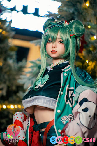 SHEDOLL 艾琳2.0 緑色ツインテール 156cm Eカップ フルシリコン製 lovedoll ドーパミンコーディネート