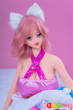 猫耳 アニメ風セックスドール かわいいピンクヘア美少女シリコン製 ラブドール おすすめ Sino Doll 戦闘機 S55凛兰 143cm Gカップ