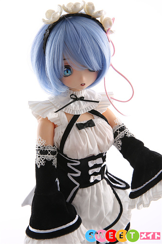 Mini Doll 58cm レム コスプレ 普乳  アニメ系 BJD ミニ sex人形
