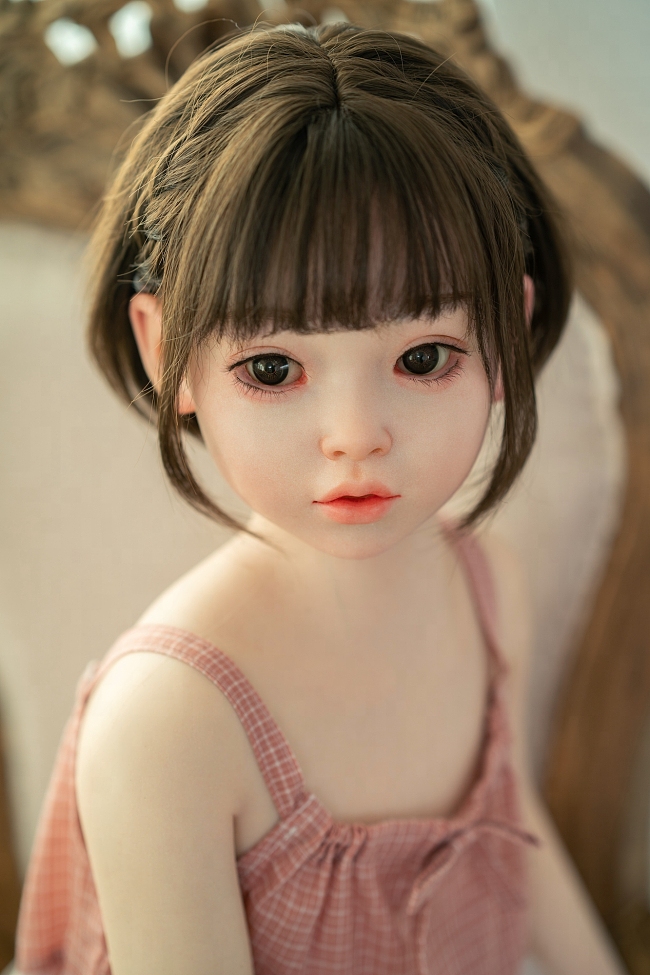 WAXDOLL 110cm #G58 バスト平 貧乳 JS フルシリコン製 小学生 セックス人形