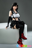Game Lady NO.03M エロ 漫画 ティファ・Tifa 可愛い ラブドール 小型 100cm Bカップ シリコン 人形 オナホー 宣材写真と同じ衣装付き