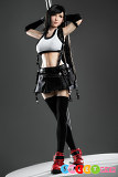 Game Lady NO.03M エロ 漫画 ティファ・Tifa 可愛い ラブドール 小型 100cm Bカップ シリコン 人形 オナホー 宣材写真と同じ衣装付き