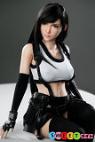 Game Lady NO.03M エロ 漫画 ティファ・Tifa 可愛い ラブドール 小型 100cm Bカップ シリコン 人形 オナホー 宣材写真と同じ衣装付き