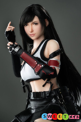Game Lady NO.03M エロ 漫画 ティファ・Tifa 可愛い ラブドール 小型 100cm Bカップ シリコン 人形 オナホー 宣材写真と同じ衣装付き