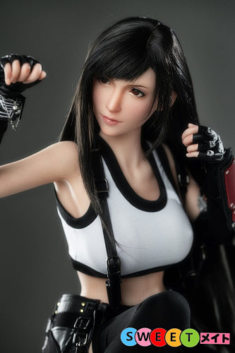 Game Lady NO.03M エロ 漫画 ティファ・Tifa 可愛い ラブドール 小型 100cm Bカップ シリコン 人形 オナホー 宣材写真と同じ衣装付き