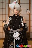 NieR: Automata ゲーム ドール g カップ 171cm 銀髪 短髪 2b キャラ アダルト人形 game lady No24-1 シリコン製