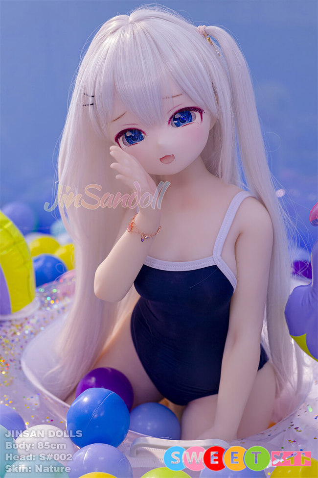 WM Doll S002 可愛らしい笑顔 85cm love ドール ソフトビニール製ヘッド＆TPE製ボディ 肩を竦める M8接続 フィギュア エロ BJD風
