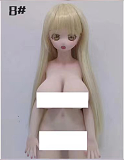 Mini Doll  60cm 巨乳 金髪sex 人形 ソフトビニールヘッド+シリコンボディ 軽量化ダッチワイフ