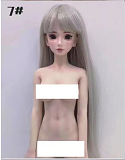 Mini Doll  60cm 巨乳 金髪sex 人形 ソフトビニールヘッド+シリコンボディ 軽量化ダッチワイフ