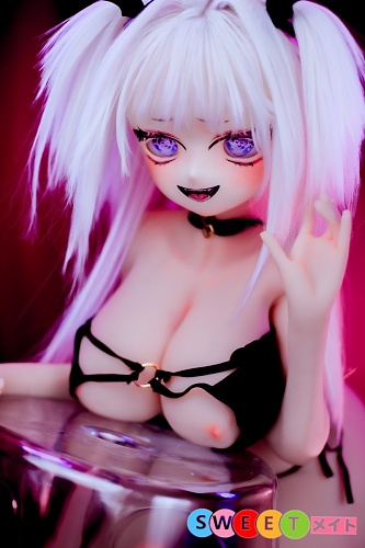 満月人形 泡芙 エロ 黒い ビキニ アニメ 風 ドール 125cm Gカップ  ビニールヘッド+TPEボディ