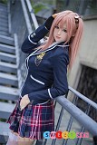 jk 美少女リアルドール 160cm ピンク髪