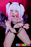 ビニールヘッド+TPEボディのリアルなアニメ風ドール