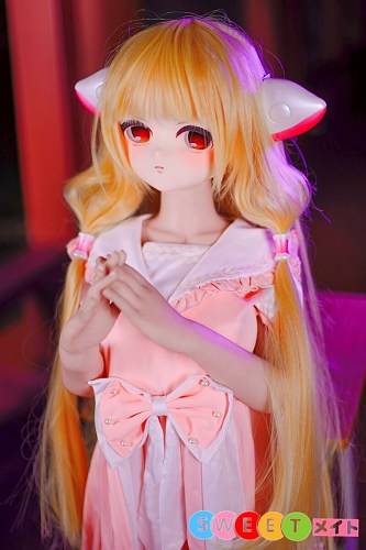 満月人形 小叽 112cm ロリ系フェイス可愛い アニメドール ビニールヘッド+シリコンボディ