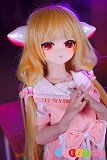 満月人形 小叽 112cm 甘い雰囲気のキュートなビニールヘッドドール