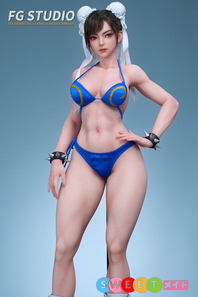 【最後の50体!】SGD STUDIO&Man You ミニ フィギュア 60cm FG003 春麗 普乳 ラブドール フルシリコン製 コスプレ風 cosplay 収納便利 掲載画像服無料付 M8ジョイント