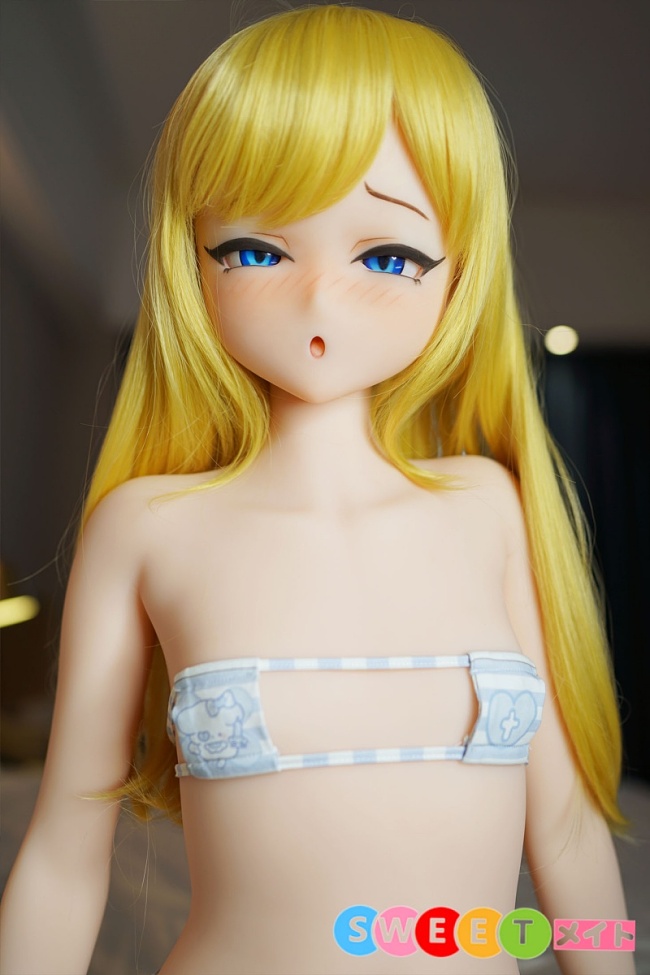 色気美人 Irokebijin Rio-B 130cm 黄色い 髪 キャラクターアニメドール Aカップ S-TPE製