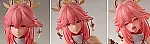 Otaku Doll 65cm 稻荷巫女 PVCヘッド+シリコンボディ 八重神子コスプレラブドール フィギュア 収納が便利 写真衣装が無料付属
