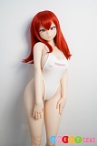 色気美人 Irokebijin Akane 90cm まばゆいレッドカラー髪 アニメラブドール Dカップ シリコン製