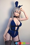 目が星ラブドール 最新巨乳銀髪 バニー