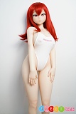 色気美人 Irokebijin Akane 90cm まばゆいレッドカラー髪 アニメラブドール Dカップ シリコン製