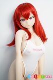 色気美人 Irokebijin Akane 90cm まばゆいレッドカラー髪 アニメラブドール Dカップ シリコン製