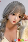 ラブドール Doll Senior 萌音 148cm Cカップ 銀髪 三つ編み