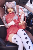 三つ編み ピンク色ウィッグ 妹系 セックスドール 弥耶 148cm