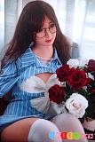 Bezlya Doll 2.0シリーズ 蝶豆 155cm Aカップ シリコン頭+TPE身 知的で清楚なメガネ美少女ラブドール