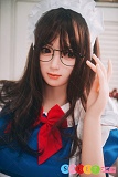 Bezlya Doll 2.0シリーズ 蝶豆 155cm ピュア メイドラブドール Aカップ シリコン頭部+TPE身体