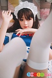Bezlya Doll 2.0シリーズ 蝶豆 155cm ピュア メイドラブドール Aカップ シリコン頭部+TPE身体
