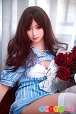 Bezlya Doll 2.0シリーズ 蝶豆 155cm Aカップ シリコン頭+TPE身 知的で清楚なメガネ美少女ラブドール