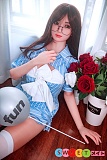 Bezlya Doll 2.0シリーズ 蝶豆 155cm Aカップ シリコン頭+TPE身 知的で清楚なメガネ美少女ラブドール