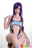 Bezlya Doll 2.1シリーズ 白芨 シリコン製 スイム部のお姉さん 紫髪 等身大人形 155cm Aカップ