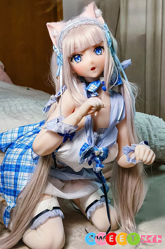 ElsaBabe RAD008 猫耳アニメ美少女リアルドール 148cm L 巨乳 シリコン製 コスプレ制服フィギュア