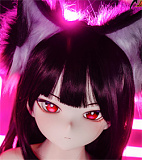 MOZU DOLL ソフトビニールヘッド単体専用販売ページ アニメ かわいいラブドール 115cmボディ用 M16ジョイント