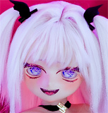満月人形 ソフトビニールヘッド単体 アニメラブドール 100~123cmボディ用 M16ジョイント