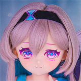 満月人形 ソフトビニールヘッド単体 アニメラブドール 100~123cmボディ用 M16ジョイント