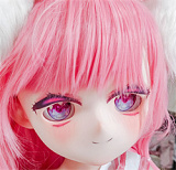 満月人形 ソフトビニールヘッド単体 アニメラブドール 100~123cmボディ用 M16ジョイント