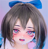 満月人形 ソフトビニールヘッド単体 アニメラブドール 100~123cmボディ用 M16ジョイント