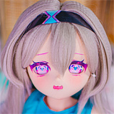 満月人形 ソフトビニールヘッド単体 アニメラブドール 100~123cmボディ用 M16ジョイント