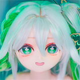 満月人形 ソフトビニールヘッド単体 アニメラブドール 100~123cmボディ用 M16ジョイント